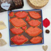 caja galletas personalizadas San Valentin besos rojos