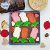 caja galletas personalizadas San Valentin rosas variadas
