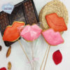 galletas decoradas san valentin besos con palo