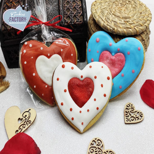 galletas decoradas san valentin corazon corazon